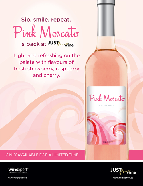 Sip, Smile, Repeat. World Vineyard California Pink Moscato Is Back