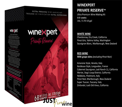 WinExpert Eclipse Barossa Valley Shiraz Wine Ingredient Kit with Grape Skins 